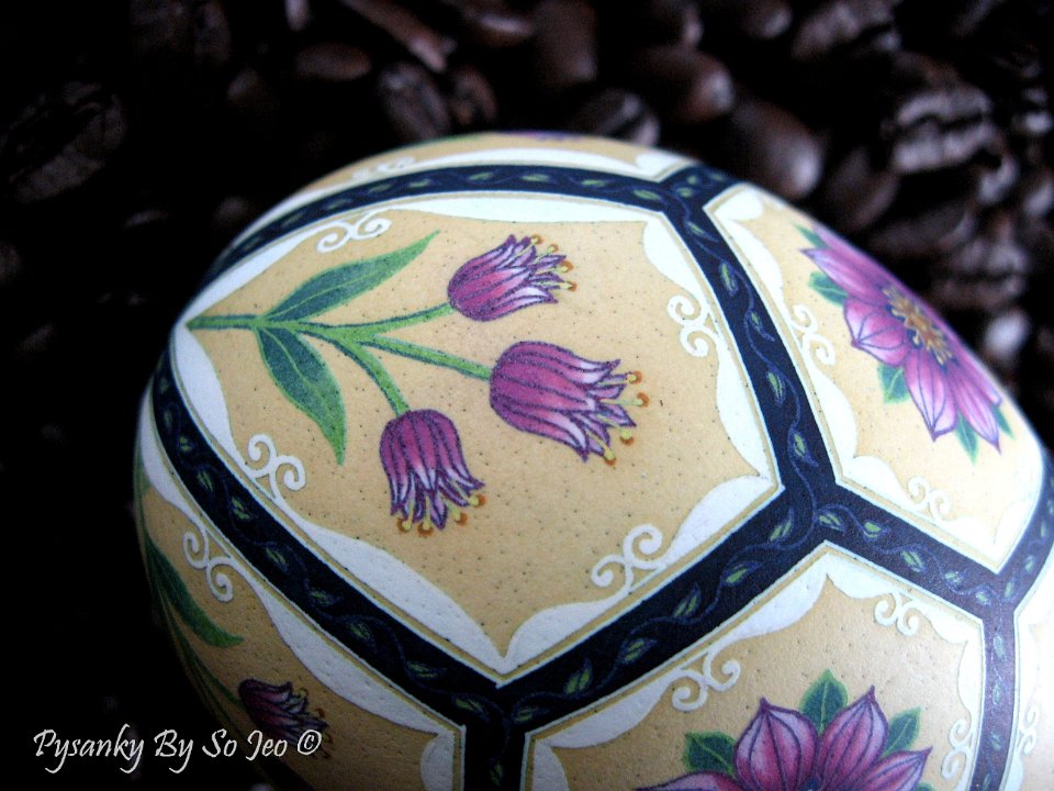 Victorian Garden Ukrainian Easter Egg Pysanky By So Jeo